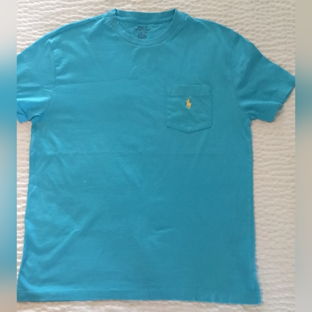 Polo T-shirt with yellow polo